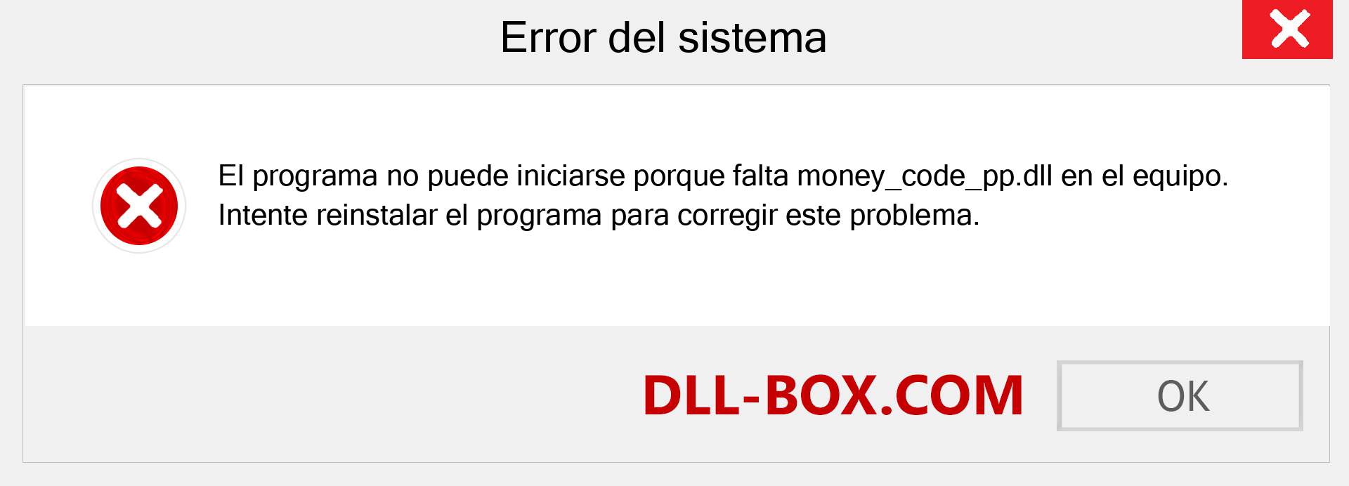 ¿Falta el archivo money_code_pp.dll ?. Descargar para Windows 7, 8, 10 - Corregir money_code_pp dll Missing Error en Windows, fotos, imágenes